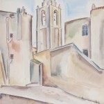Calvi, 1929, Aquarell, 50 x 65 cm