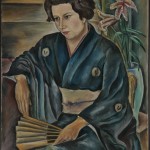 Johanna in Japan, 1927, Öl auf Leinen, 60 x 83 cm